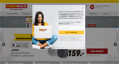 Desktop Screenshot of medimax.de